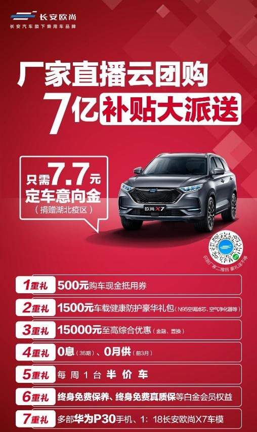 长安欧尚X7稳坐自主SUV阵营销量前席，市场青睐有加
