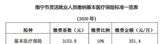 南宁市个人缴纳社保(南宁市个人缴纳社保有几个档次)