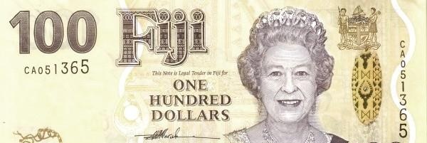 为庆祝脱离英国殖民50周年，斐济发行了一张塑料纪念钞