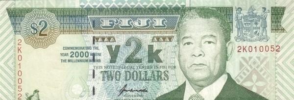 为庆祝脱离英国殖民50周年，斐济发行了一张塑料纪念钞