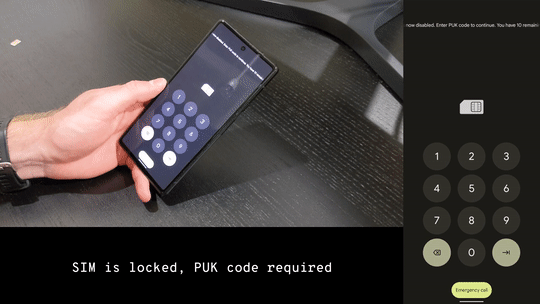 安卓锁屏不到2分钟被破解，仅需换一张SIM卡