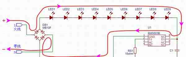 一元包邮的家用LED日光灯泡，究竟是用什么电路做到的？