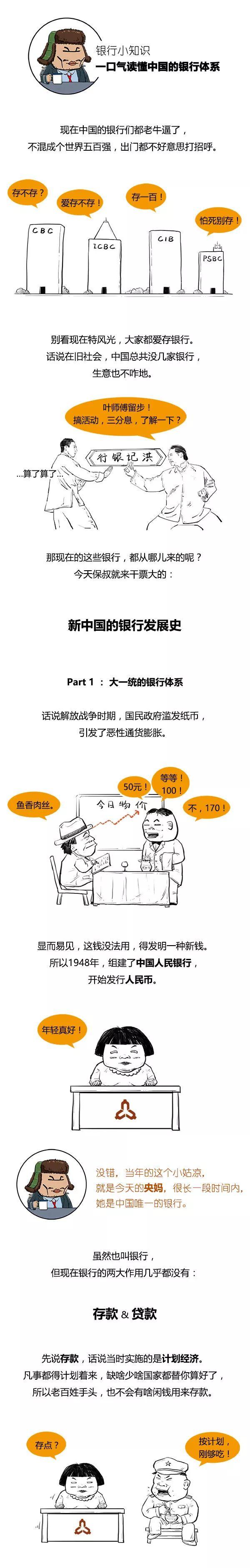 金融漫画 | 一口气读懂中国银行体系